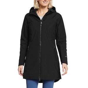 Eddie Bauer Women's Cloud Cap Stretch Insulated Trench size Large